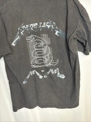 Vintage Metallica Shirt Mens XL Black 90s 1991 Tour Back Hit Album Faces Band