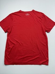 Under Armour Shirt Mens 2XL Red Stop At Nothing Graphic HeatGear Tee Top