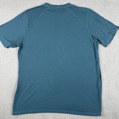 Free Fly Shirt Men Medium Green Bamboo Performance Pocket Crew Neck Short Sleeve