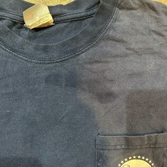 Vintage 90s Paramount Viacom Pocket T-Shirt Hanes Beefy-T XL Navy Blue