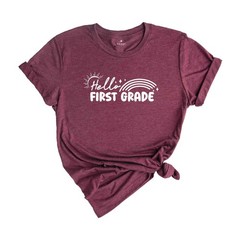 Hello First Grade Shirt, Back To School Shirt, Cute Back To School Shirt, Tie Dy