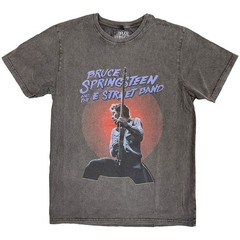 Bruce Springsteen – Live Photo – Charcoal Grey Stone Wash T-shirt