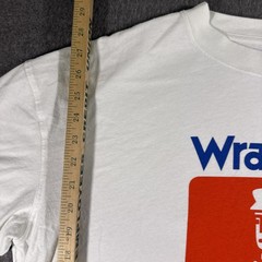 Wrangler – Casey Jones White Graphic Print Tee T-Shirt Large Train Locomotive