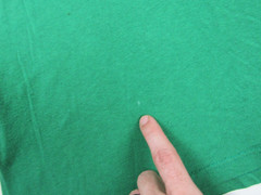 Vtg 1980s Green Blank USA Made Sportswear Basic T Shirt Sz M 38-40 50/50