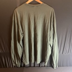 Vintage 90s Old Navy Trademark Logo Long Sleeve T-Shirt size XXL