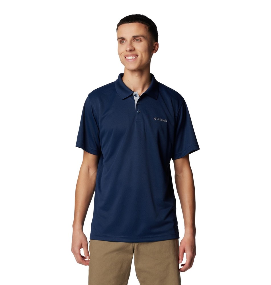 Columbia Men’s Utilizer Short Sleeve Polo Shirt Collegiate Navy X-Large