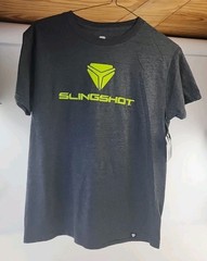 Polaris Slingshot Mens Gray / Green Solid Graphic T-Shirt Size M.