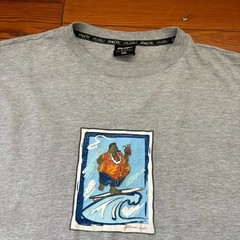 Vintage Fubu Platinum Fat Albert T-Shirt Men’s Size 3XL Gray Worn Y2K
