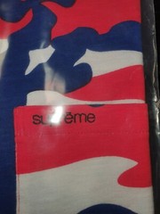 NEW Supreme S/S Pocket Tee T-Shirt Size X-Large Red Camo SS22KN25