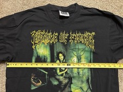 NWOT Cradle Of Filth Thornography Men’s Size L Black Double Sided