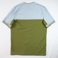 Ben Sherman T Shirt Mens Small Green Blue Colorblock Cotton Crewneck Casual Tee
