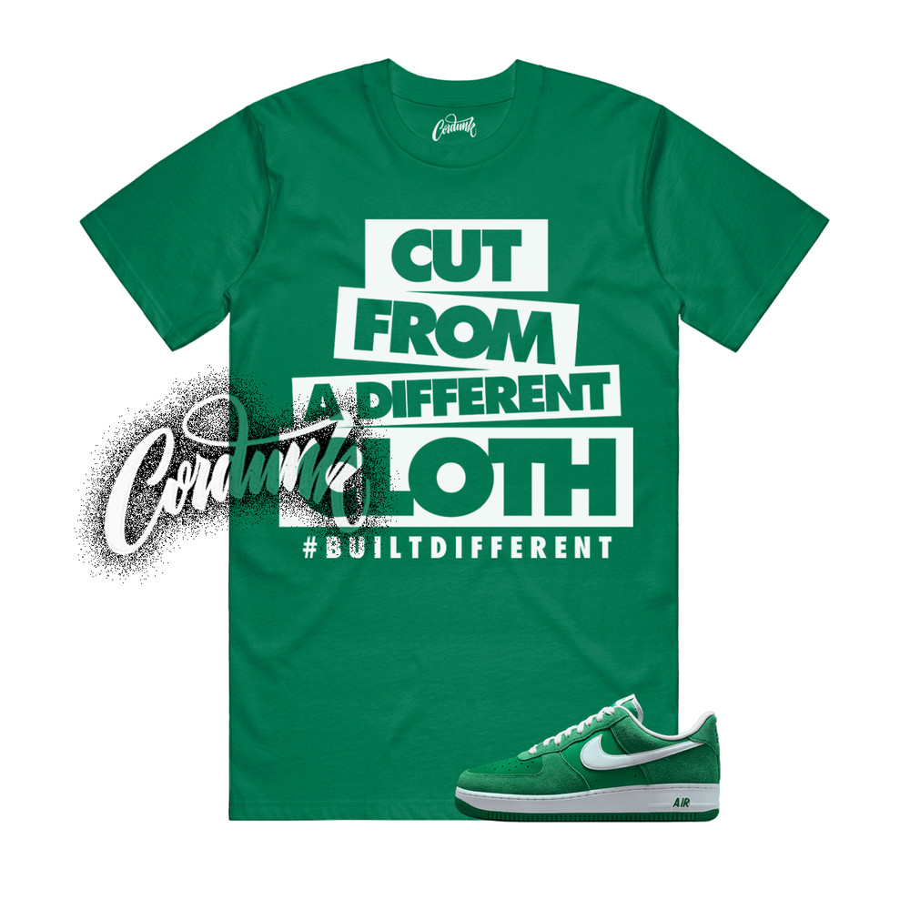 Air Force 1 SK8 Stadium Green White T Shirt Match CLOTH