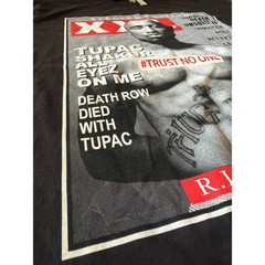 Avery Tees Tupac XXL Magazine Graphic T-Shirt Mens Large Black NEW Hip Hop