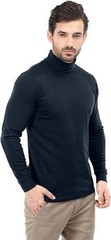 Turtleneck T-Shirt For Men Long Sleeves Tailored Comfort Fit Lot Utopia Wear