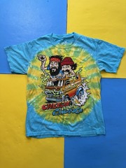 Liquid Blue Cheech & Chong Van Tie-Dye T-shirt Small 420 Marijuana