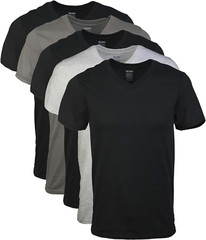 Men’S V-Neck T-Shirts, Multipack, Style G1103 Large