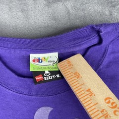 EBAY Shirt Mens XL Purple Live Auction Reseller Promotional Tee Advertising