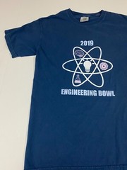 Comfort Colors T Shirt Mens S Blue 2019 Engineering Bowl