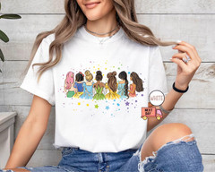 Storybook Princess Friends T-Shirt Magic Vacation Group Tee Matching Outfits