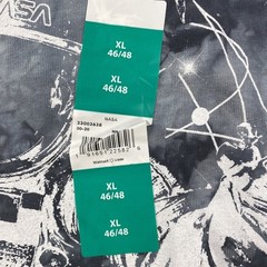 Nasa Shirt Mens xl gray tye dye astronaut outerspace graphic space suit ship