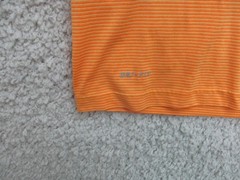 Nike Shirt Extra Large Adult Yellow Athletic Stretch Swoosh Logo Modern Fit Mens