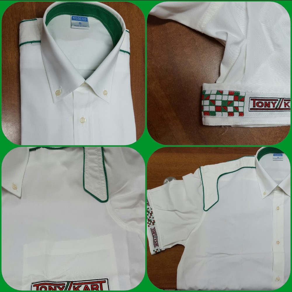 SPARCO TONY KART SHIRT SIZE S SHORT SLEEVE SPARCO SHIRT TONY KART SIZE SMALL