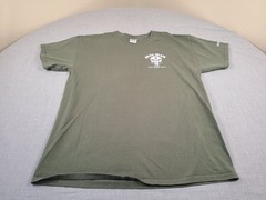 Chris Kyle Shirt Mens Large Green SEAL TEAM The Legend Tactical Military 2-Sided