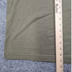 Hanes Beefy-T Blank T-Shirt 2XL Olive Green Heavyweight 100% Cotton Men’s 2X