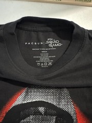 Pacsun Market -Netflix-Squid Game T-Shirt Black NWT Size M