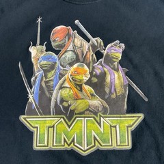 Gildan Heavy Cotton Vintage Teenage Mutant Ninja Turtles 2014 Movie Promo Tee