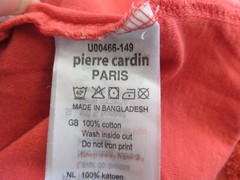 PIERRE CARDIN MANS RED 50 BIRTHDAY 100% COTTON JERSEY T.SHIRT TOP CHEST 40 – 42″