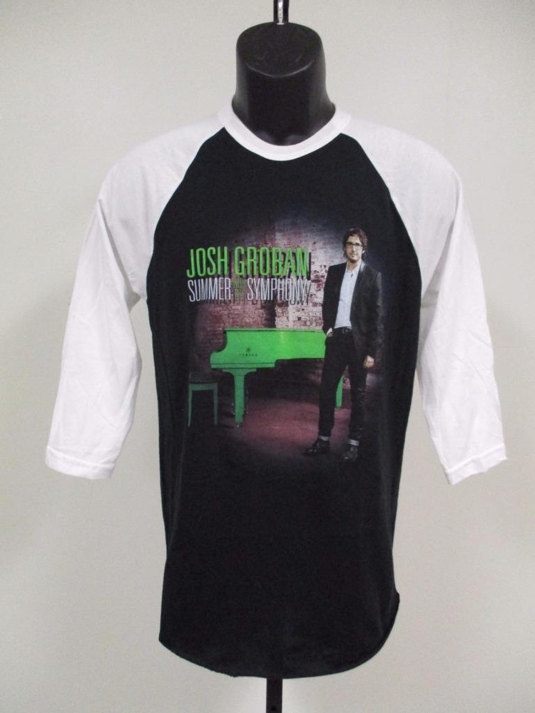 New Josh Groban Summer w/ Symphony Mens Adult Sizes S-M-L Band Concert Shirt