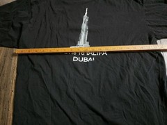 Vintage Mens L Burj Khalifa Dubai Skyscraper UAE United Arab Emirates T Shirt