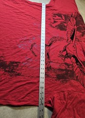 Y2K Karl Kani T Shirt Mens 3XL Red Eagles Graphic Print Short Sleeve Streetwear