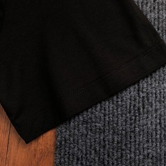 Prada 2026 new three-dimensional embroidered logo round neck short T