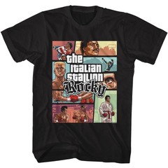 Rocky Scene Panels Movie Shirt
