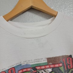 Vintage 1990-1999 Decades Collage Art Nostalgia T Shirt Men’s Size XL White