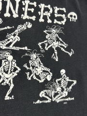Vtg. 90’s Skeleton Tourchamp Boners Men Single Stitch T-Shirt Size SLIM LARGE