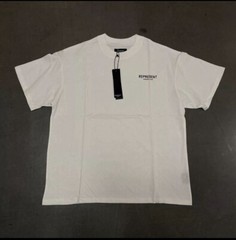 Represent Flat White Shirt Size L Men’s Logo Casual Designer New Authentic