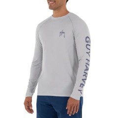Guy Harvey Men’s Slam Down Raglan Performance Fishing Sun Protection Shirt