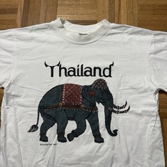 Vintage Thailand Tee 1990s Large