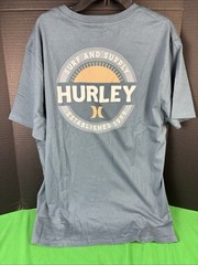 Hurley Men’s Graphic Tee Size Large Blue