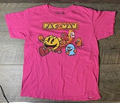 Pac-Man By C-Life Group LTD Kids Graphic T-Shirt Size L Vintage Arcade