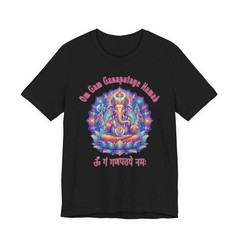 Psychedelic Ganesha T-Shirt | Om Gam Ganapataye Namah Mantra Hindu Tee