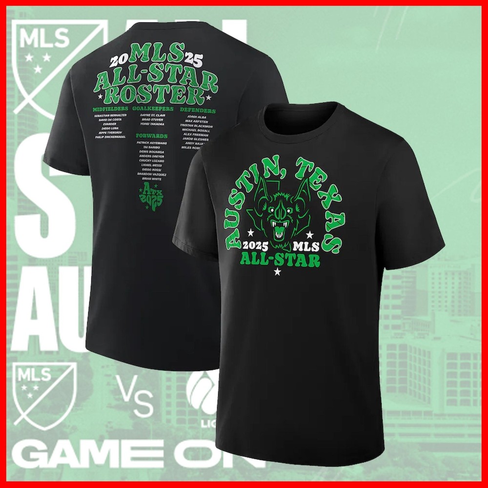 FASTSHIP – 2025 MLS All-Star Game Roster, Bicycle, Kick Austin, Texas All Size