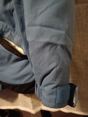 Vintage Kemper Ski Snowboard Jacket Blue Waterproof Nylon Fleece Lined Size 16