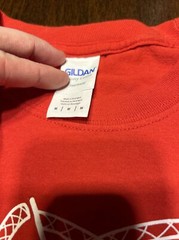Gildan Boston Hockey Pepsi Red Long Sleeve Medium T-Shirt