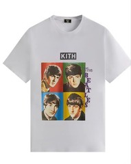 KITH x Beatles NWT 1962 Vintage Tee White Four-panel graphic size XL