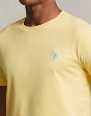 Polo Ralph Lauren Custom Slim Fit Short Sleeve Cotton T shirt Yellow Men’s Sizes