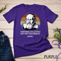 Thunderbolt lightning Galileo philosopher physics astronomy Unisex T-shirt